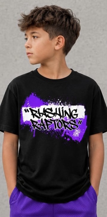 Rushing Raptors Graffiti