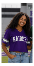 Raiders Crop Football Jersey