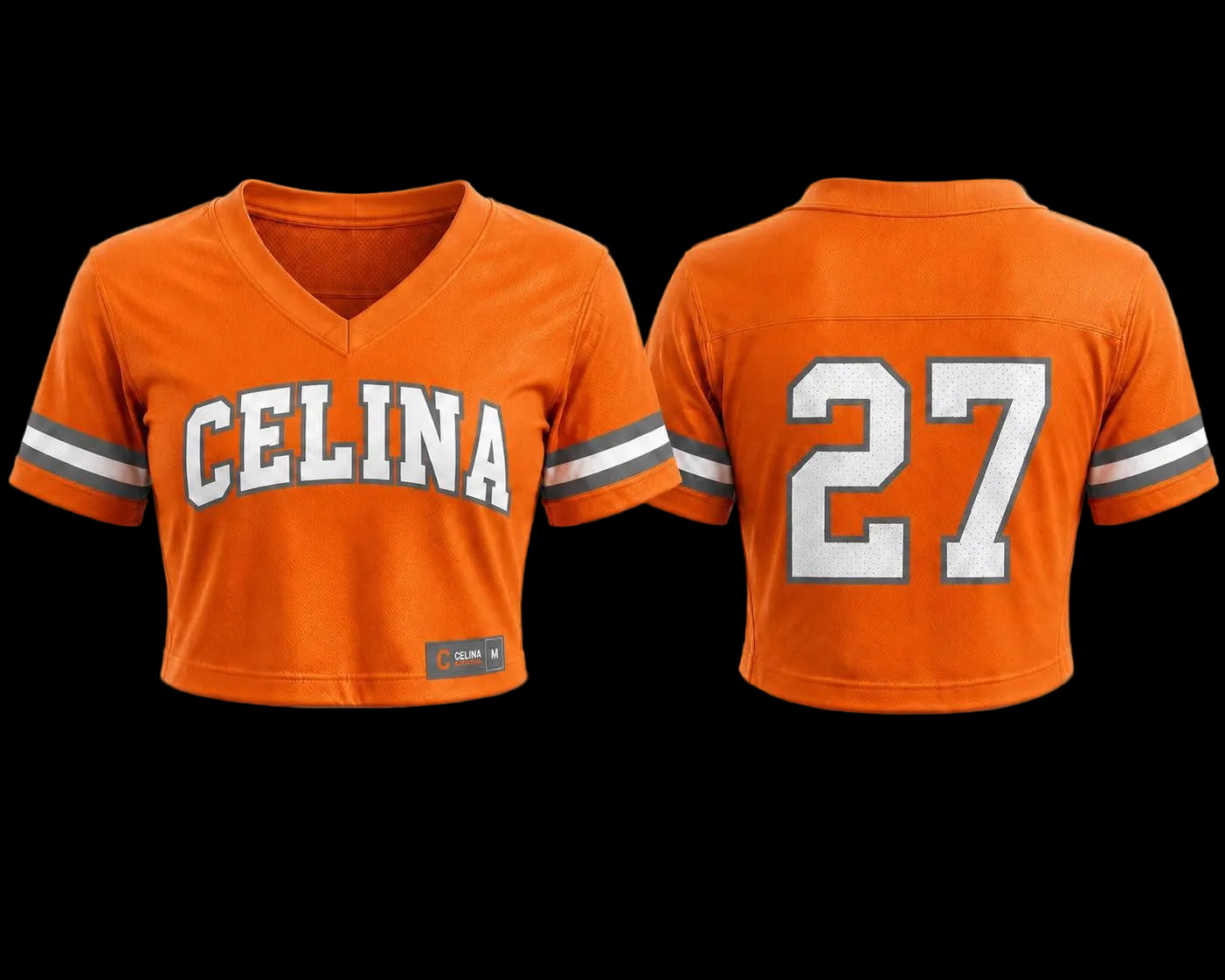 Celina Crop Football Jersey