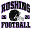 Rushing Helment Football
