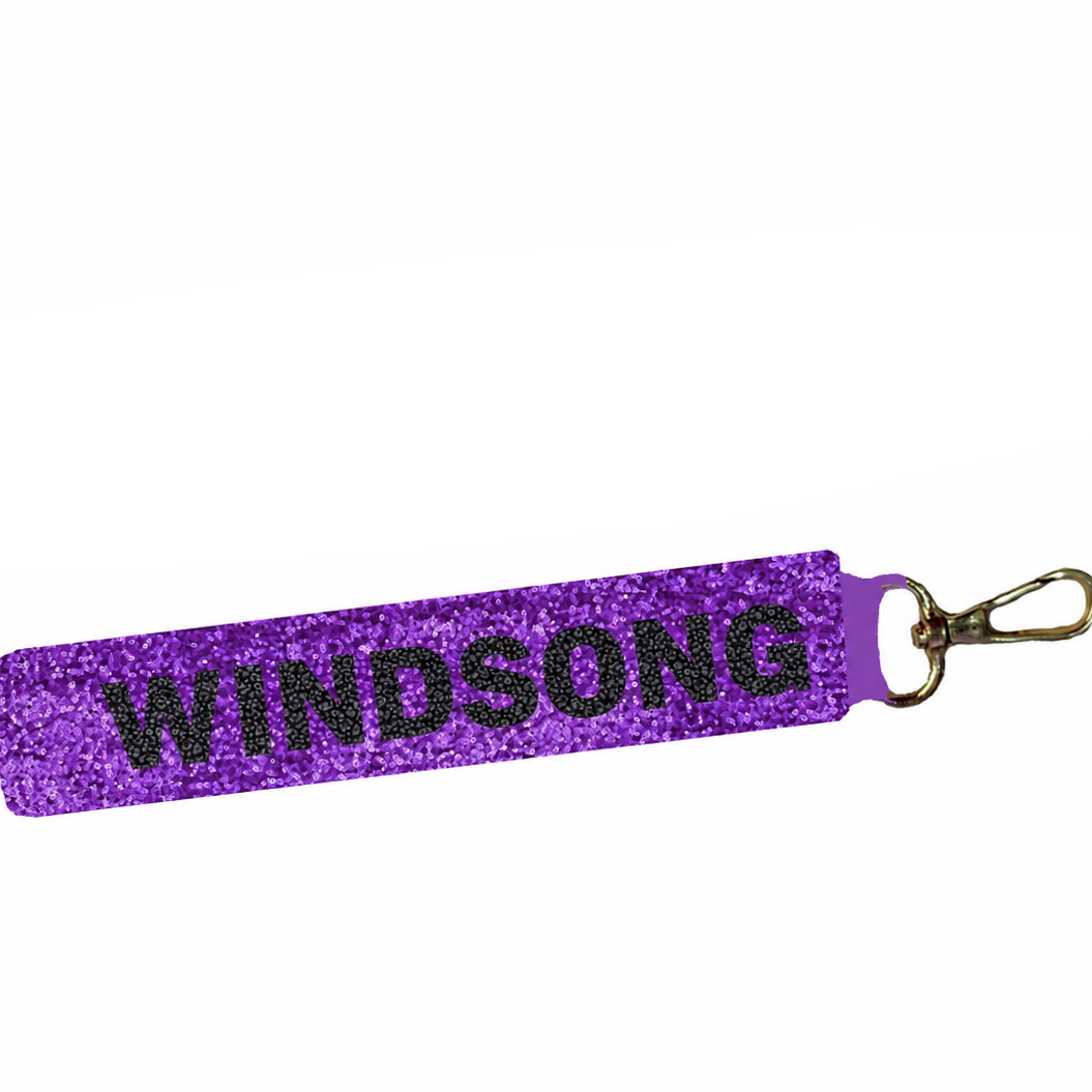 Windsong Custom Beaded Keychain