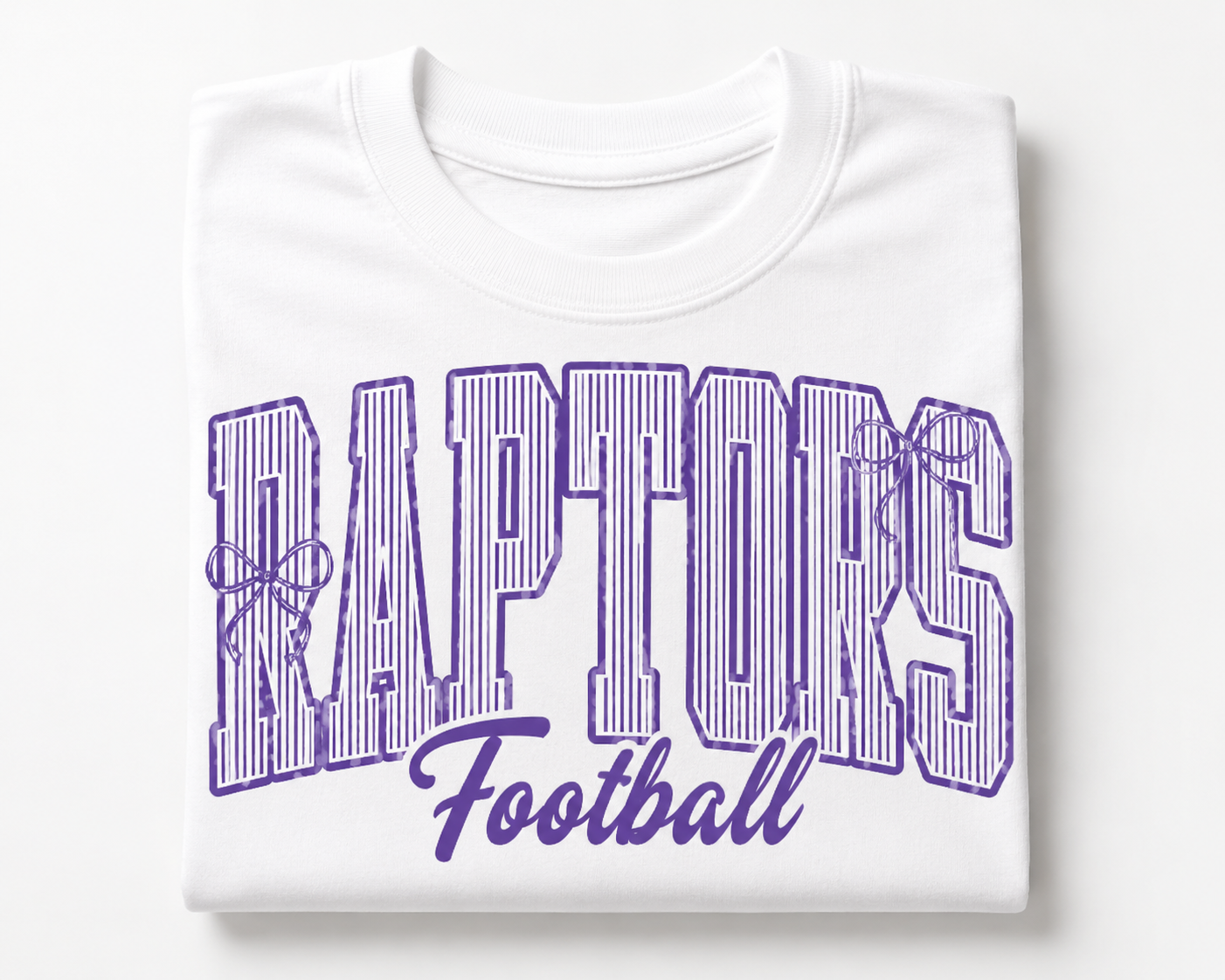 Rushing Stripe and Bows Football