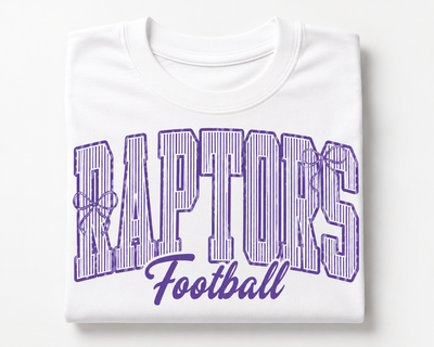 Rushing Stripe and Bows Football