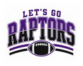 Rushing Football Let's Go Raptors