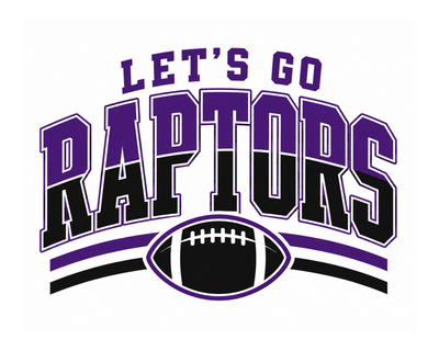 Rushing Football Let's Go Raptors