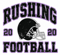 Rushing Helment Football