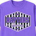 Rushing Raptors Black/White