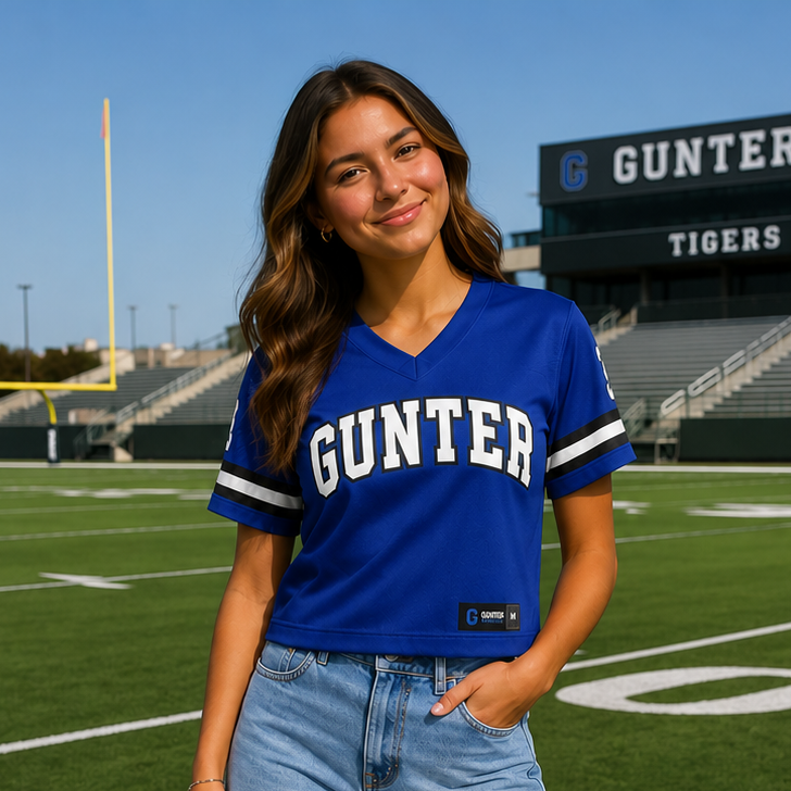 Gunter Crop Football Jersey