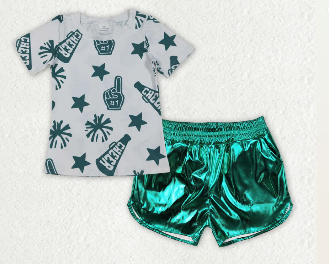 Green Game Day Shimmer Set