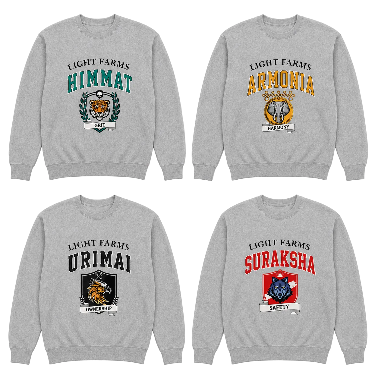 Light Farms House Sweatshirts