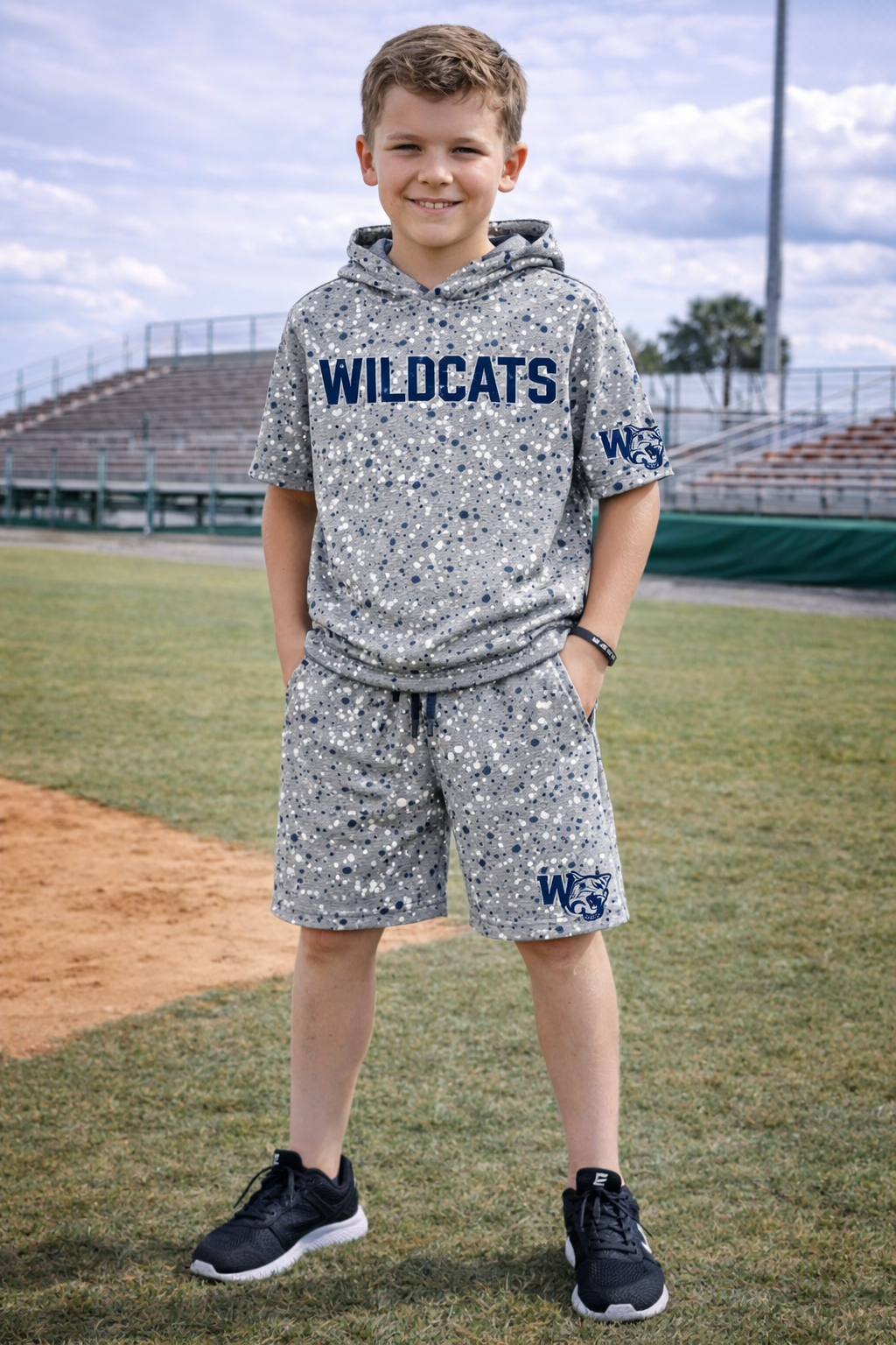 WG Graffiti Short Sleeve Hoodie