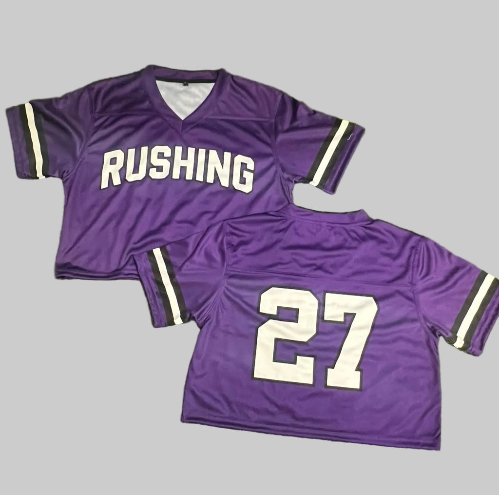 Rushing Crop Football Jersey (PREORDER approx 3-4 weeks)