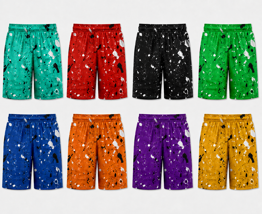 Light Farms Splatter Shorts (PREORDER-CLOSES 9/9)