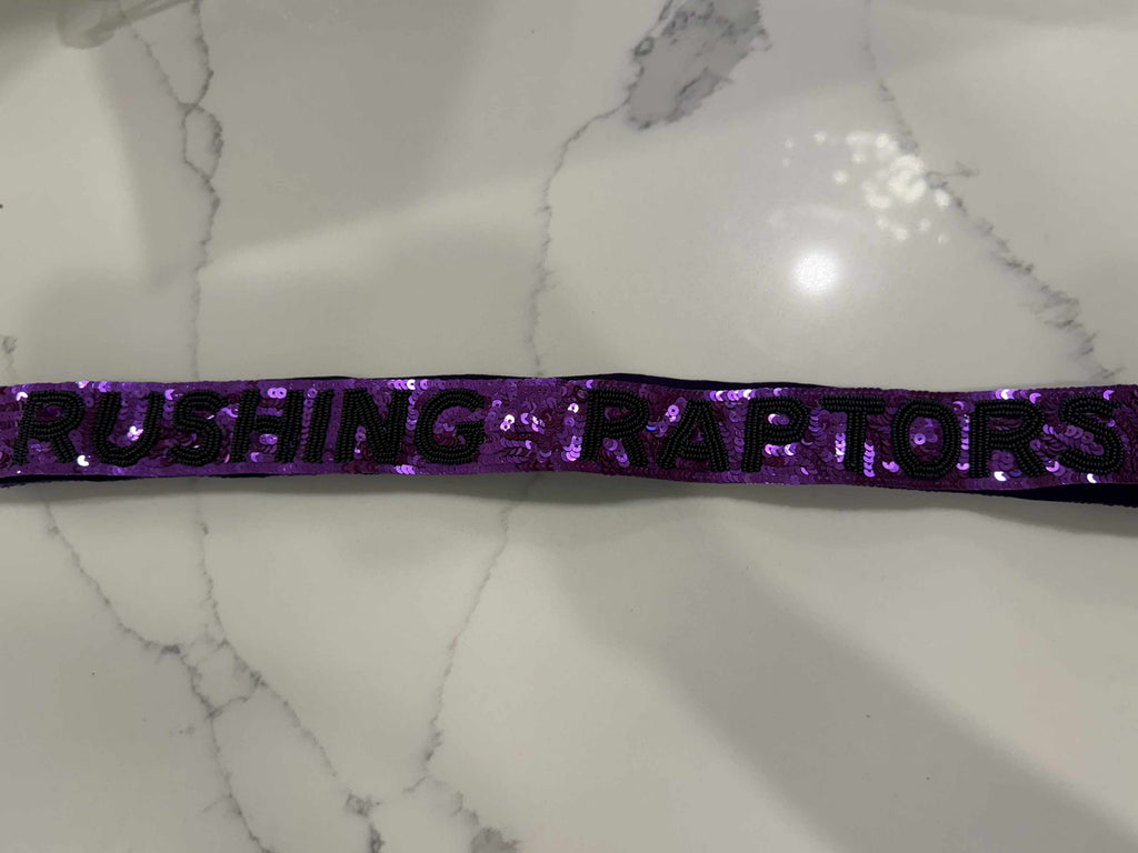 Custom Beaded Stadium Bag Strap