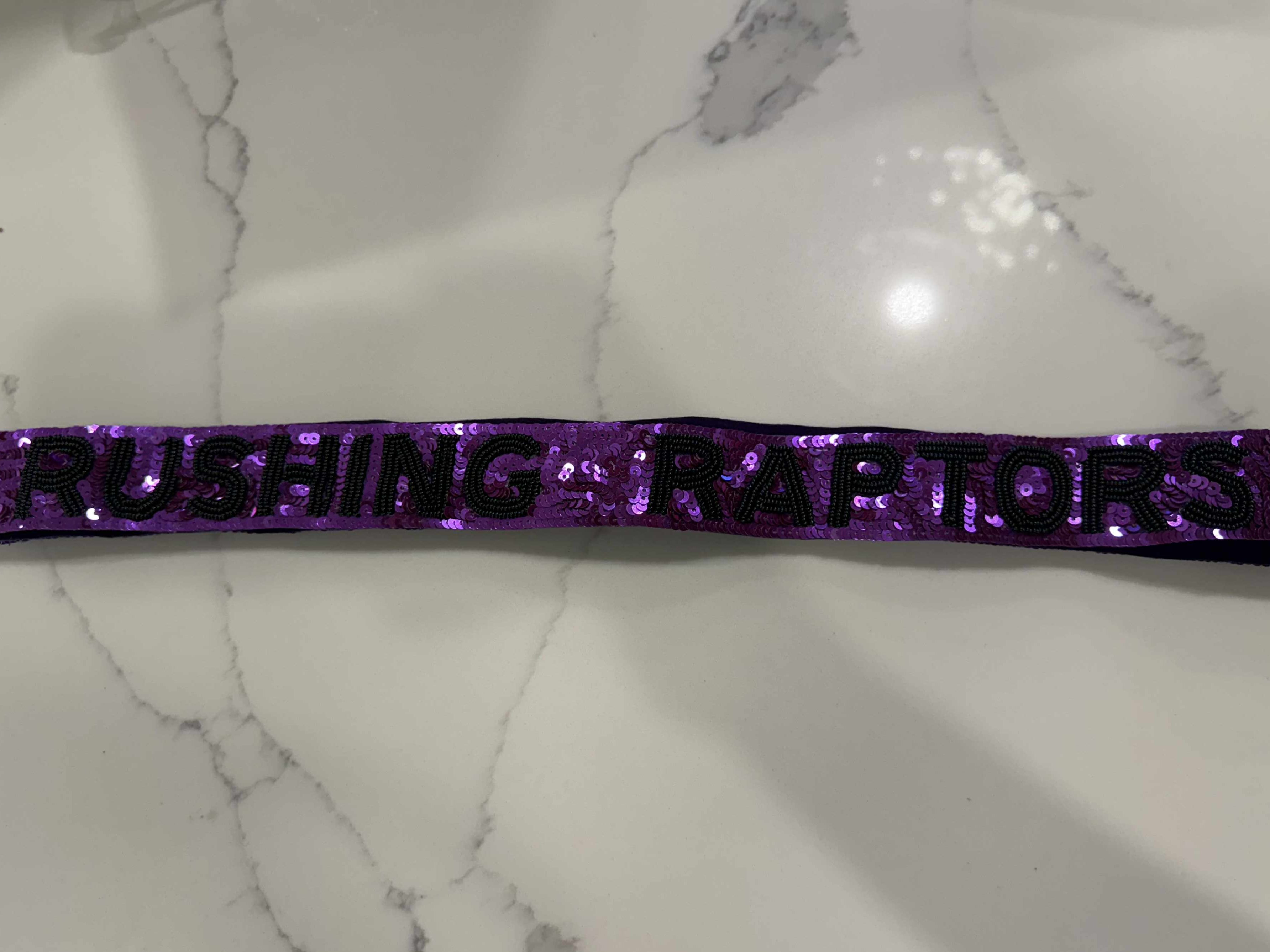 Custom Beaded Stadium Bag Strap