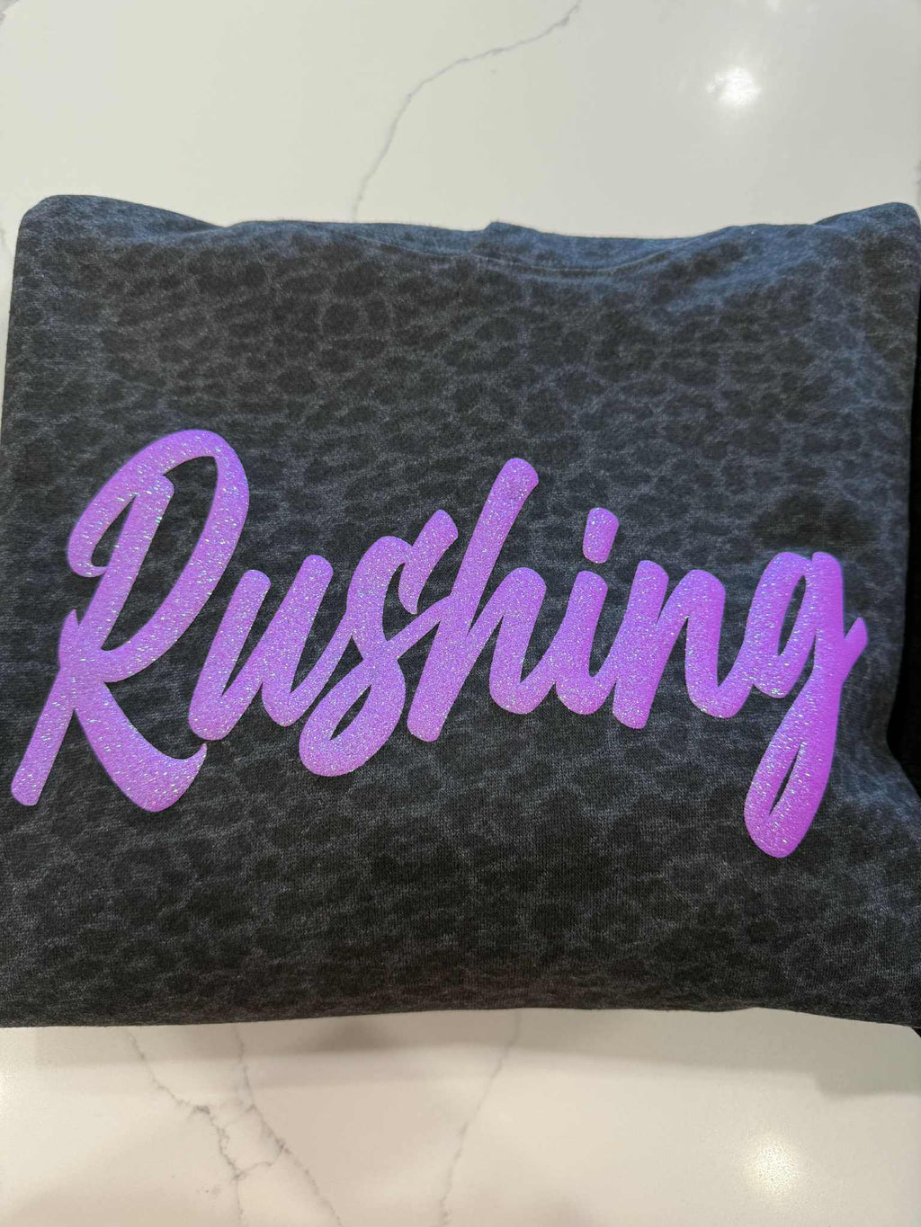 Rushing Leopard Puff Hoodie